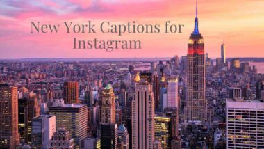 New York Captions for Instagram