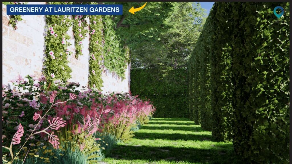 Greenery at Lauritzen Gardens