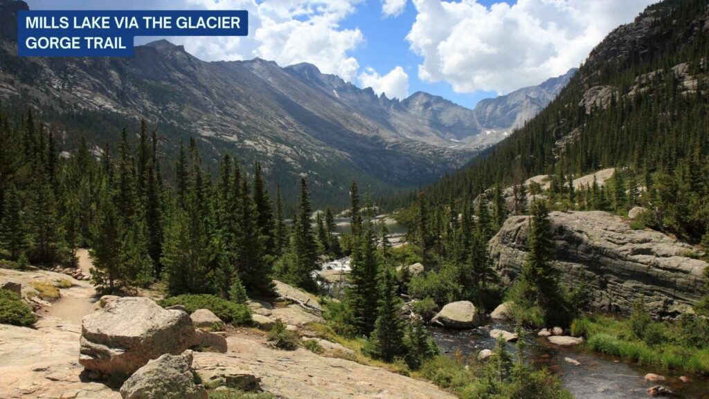 Mills Lake via the Glacier Gorge Trail